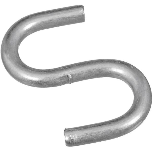 National 3 4 In. Zinc Heavy Open S Hook (8 Ct.) on Sale