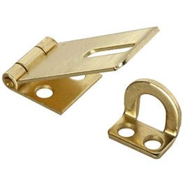 1.75-In. Dull Brass Safety Hasp Hot on Sale