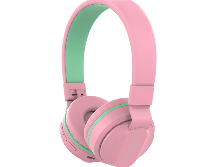 Tellur Buddy Bluetooth Over-Ear Headphones Pink Online now