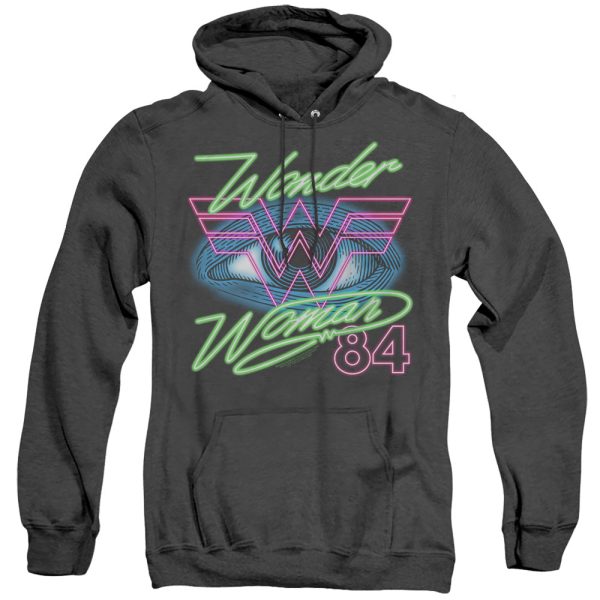 WONDER WOMAN 84 : 84 EYE ADULT HEATHER HOODIE Black SM Cheap