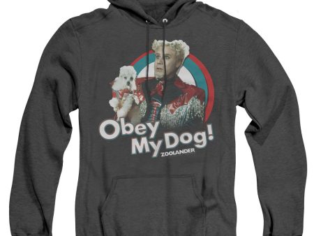 ZOOLANDER : OBEY MY DOG ADULT HEATHER HOODIE BLACK SM Online