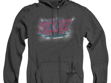 ZOOLANDER : RIDICULOUSLY GOOD LOOKING ADULT HEATHER HOODIE BLACK SM Hot on Sale