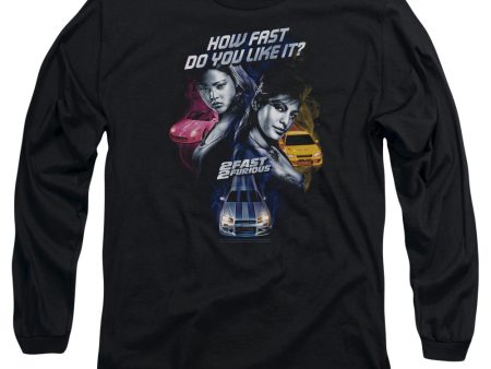 2 FAST 2 FURIOUS : FAST WOMEN L\S ADULT T SHIRT 18\1 BLACK MD Sale