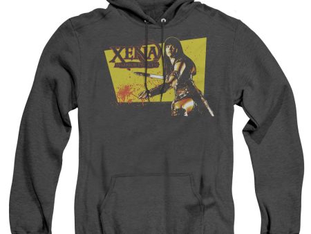 XENA : CUT UP ADULT HEATHER HOODIE BLACK XL Online Hot Sale