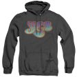 YES : LOGO ADULT HEATHER HOODIE BLACK 3X Discount