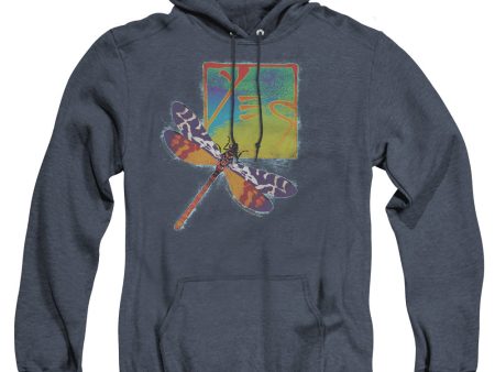 YES : DRAGONFLY ADULT HEATHER HOODIE NAVY XL Sale