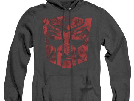 TRANSFORMERS : TONAL AUTOBOT ADULT HEATHER HOODIE Black 3X Supply