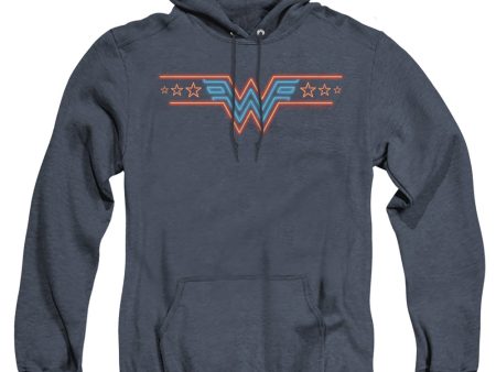 WONDER WOMAN 84 : NEON BEAT ADULT HEATHER HOODIE Navy SM Online