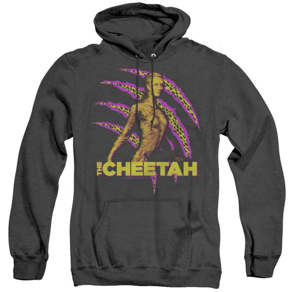 WONDER WOMAN 84 : THE CHEETAH ADULT HEATHER HOODIE Black 3X Supply