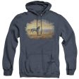 WILDLIFE : DUST AT DAWN ADULT HEATHER HOODIE NAVY 3X For Discount