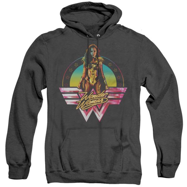 WONDER WOMAN 84 : COLOR POP ADULT HEATHER HOODIE Black LG Online