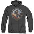 WONDER WOMAN MOVIE : BATTLE POSE ADULT HEATHER HOODIE BLACK 3X Fashion