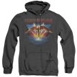 WONDER WOMAN 84 : 84 METAL ADULT HEATHER HOODIE Black 2X For Sale