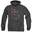 WONDER WOMAN MOVIE : FIGHT ADULT HEATHER HOODIE BLACK 3X Supply