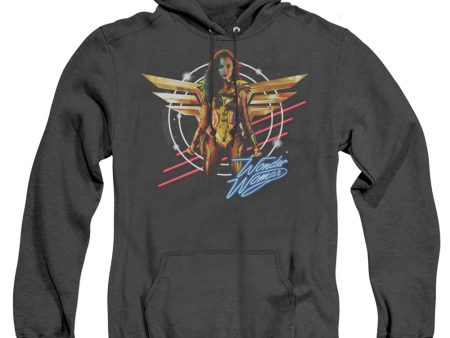 WONDER WOMAN 84 : SPACE POSTER ADULT HEATHER HOODIE Black 2X Cheap