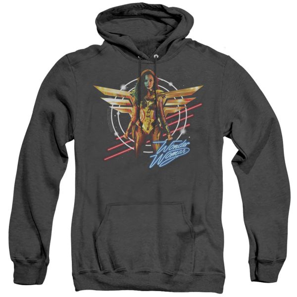 WONDER WOMAN 84 : SPACE POSTER ADULT HEATHER HOODIE Black XL Supply