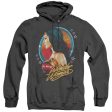 WONDER WOMAN 84 : WARRIOR 84 ADULT HEATHER HOODIE Black SM on Sale