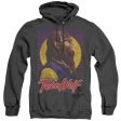 TEEN WOLF : HEADPHONE WOLF ADULT HEATHER HOODIE BLACK 2X Sale