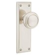 Emtek 8104E Passage , Sideplate Locksets Quincy Non-Keyed 7-1 8  , Egg Knob For Discount