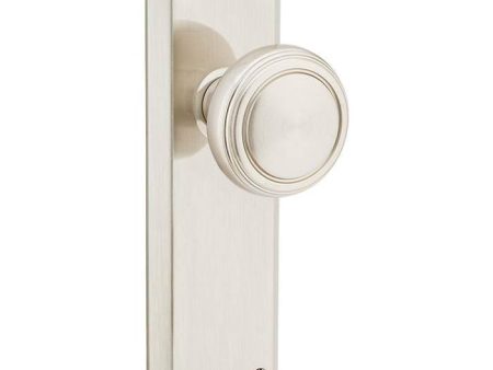 Emtek 8104E Passage , Sideplate Locksets Quincy Non-Keyed 7-1 8  , Egg Knob For Discount