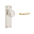 Emtek 8104MNG Passage , Sideplate Locksets Quincy Non-Keyed 7-1 8 , Manning Lever Cheap