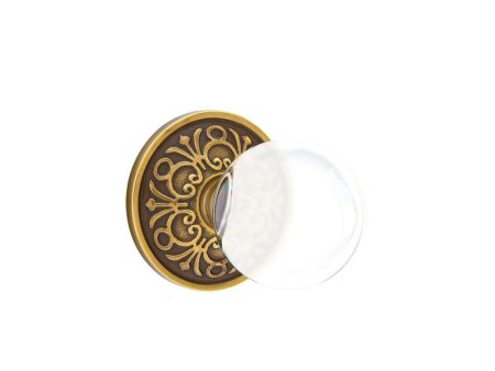 Emtek 8106BL Passage , Lancaster Rosette , Bristol Crystal Knob Sale