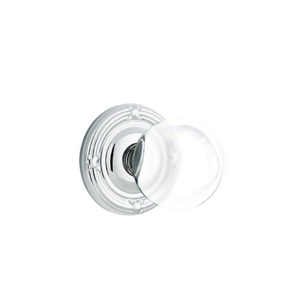 Emtek 8107BL Passage , Ribbon and Reed Rosette , Bristol Crystal Knob For Discount